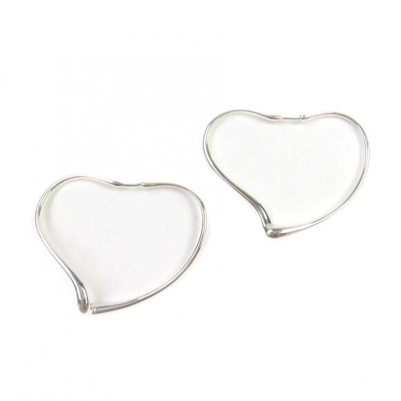 TIFFANY Authentic Silver Heart Earrings